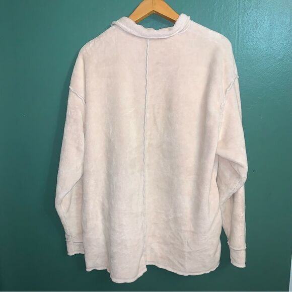 Hello nite fuzzy Shacket Cardigan Large - Picture 3 of 3